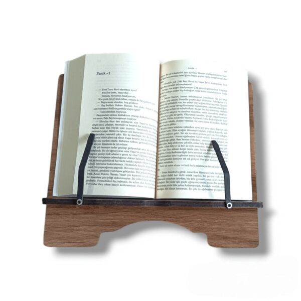 Hüma Ahşap Tablet Telefon Tutucu Ayarlanabilir Kitap Okuma Sehpası Standı Rahle