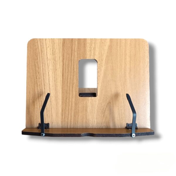 Hüma Ahşap Tablet Telefon Tutucu Ayarlanabilir Kitap Okuma Sehpası Standı Rahle