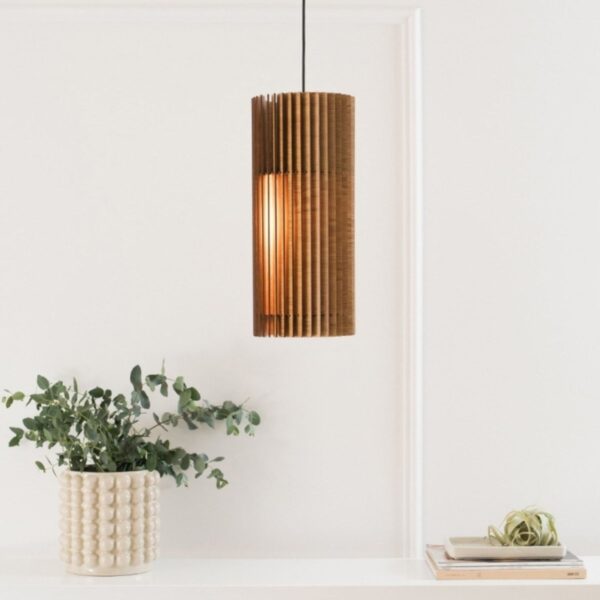 Modern Tasarım Düz Model Doğal Ahşap Mdf 3d Rustik Mutfak Avize