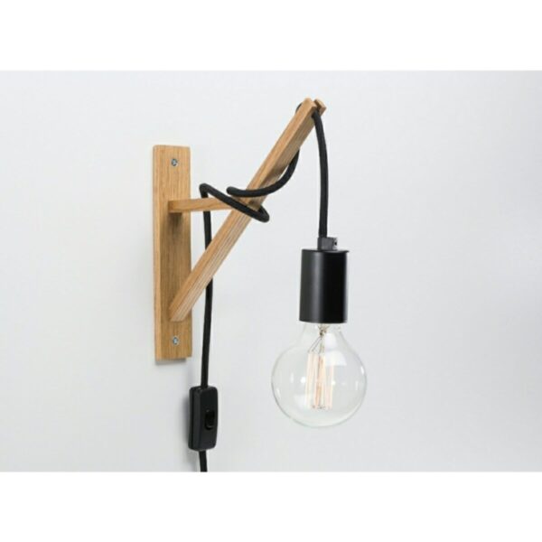 Tasarım Dekoratif Ahşap Anahtarlı Rustik Duvar Aplik Avize