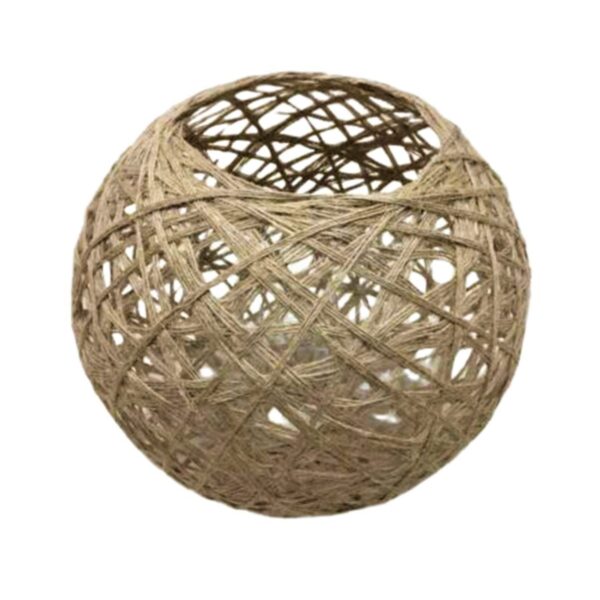 Jüt Halat Sarkıt - Lambader Başlığı - Abajur Şapkası