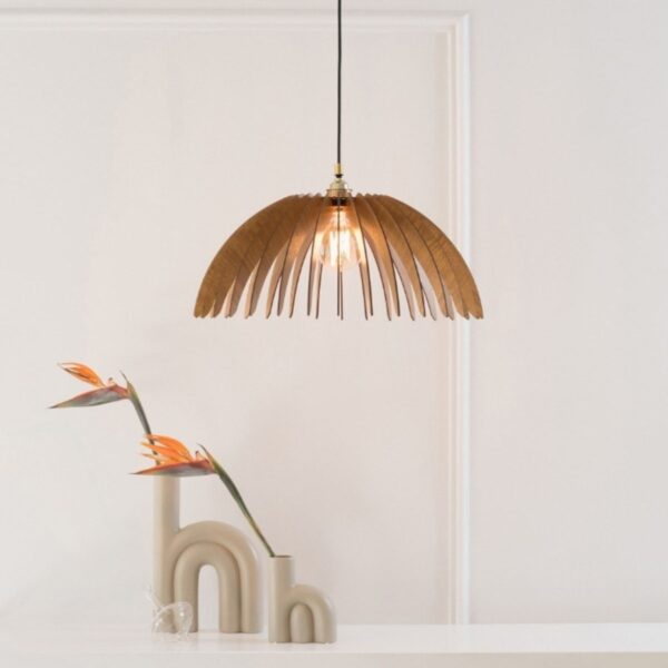 Vivo Modern Tasarım Model Doğal Ahşap Mdf 3d Rustik Mutfak Avize