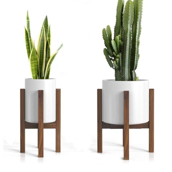 Ahşap Çiçeklik Saksılık  Ahşap Ayaklı Çiçek Standı