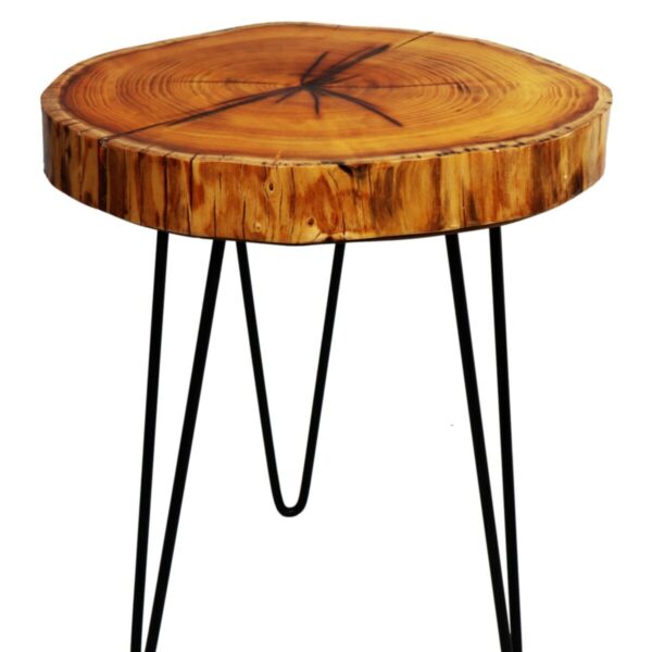 Kütük Sehpa Dekoratif Orta Sehpa-salon Cafe Otel