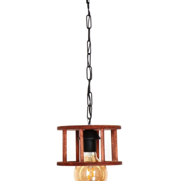 Ahşap Avize Rustik Dekoratif - Salon Hol Cafe Otelaydınlatma