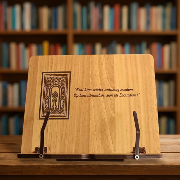 Masaüstü Kitap Okuma Standı Kuran Rahlesi Tablet Standı Hafız İçin Hediye Öğrenci İçin Hediye İsim Yazılabilir Kişiselleştirilebilir