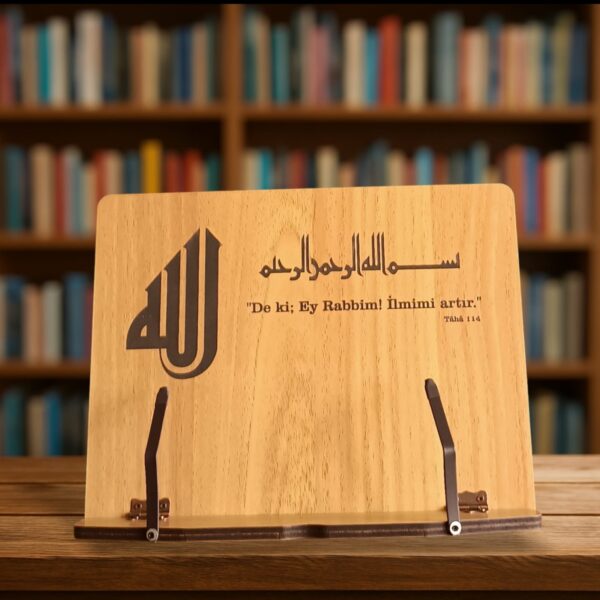 Masaüstü Kitap Okuma Standı Kuran Rahlesi Tablet Standı Hafız İçin Hediye Öğrenci İçin Hediye İsim Yazılabilir Kişiselleştirilebilir