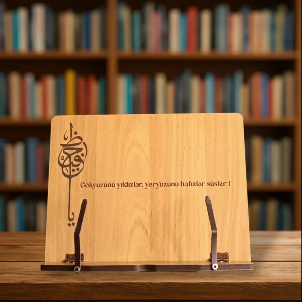 Masaüstü Kitap Okuma Standı Kuran Rahlesi Tablet Standı Hafız İçin Hediye Öğrenci İçin Hediye İsim Yazılabilir Kişiselleştirilebilir